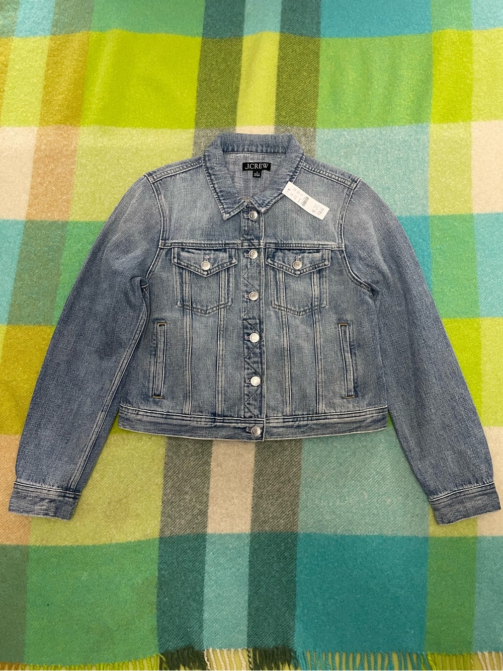 J.Crew Classic Light Wash Denim Jacket - Light Blue NWT